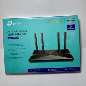 TP-Link Archer AX1500 Black Wi-Fi 6 Router